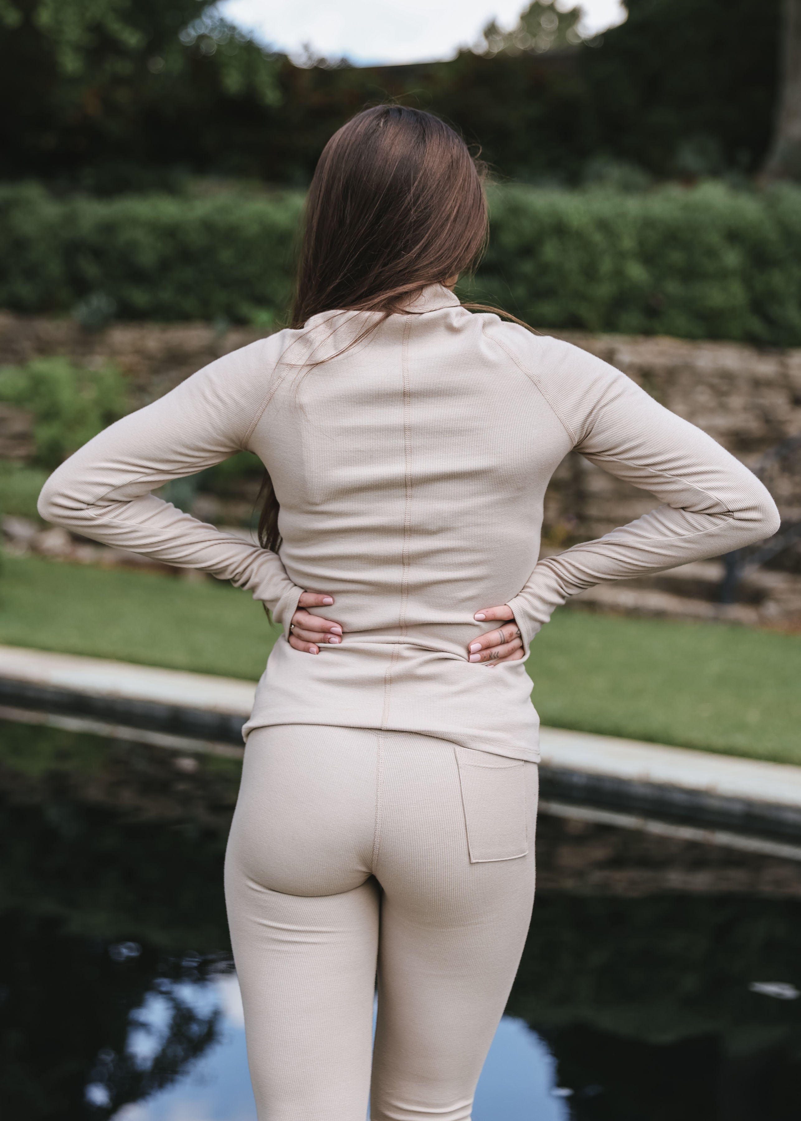 Ribbed Pocket Leggings